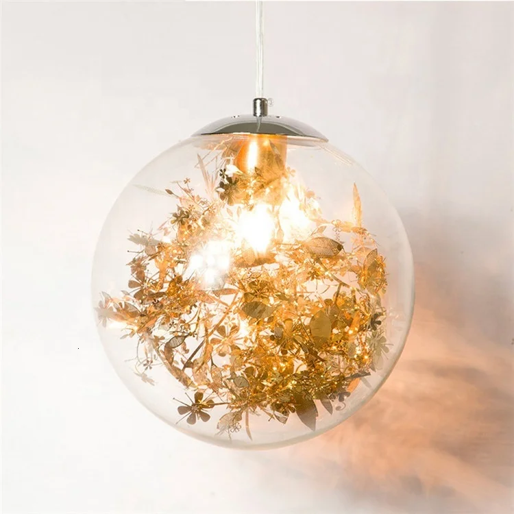 Contemporary Round Glass Ball Chandelier Hanging Lights Crystal Pendant Light Kitchen Dining Bar | Лампы и освещение