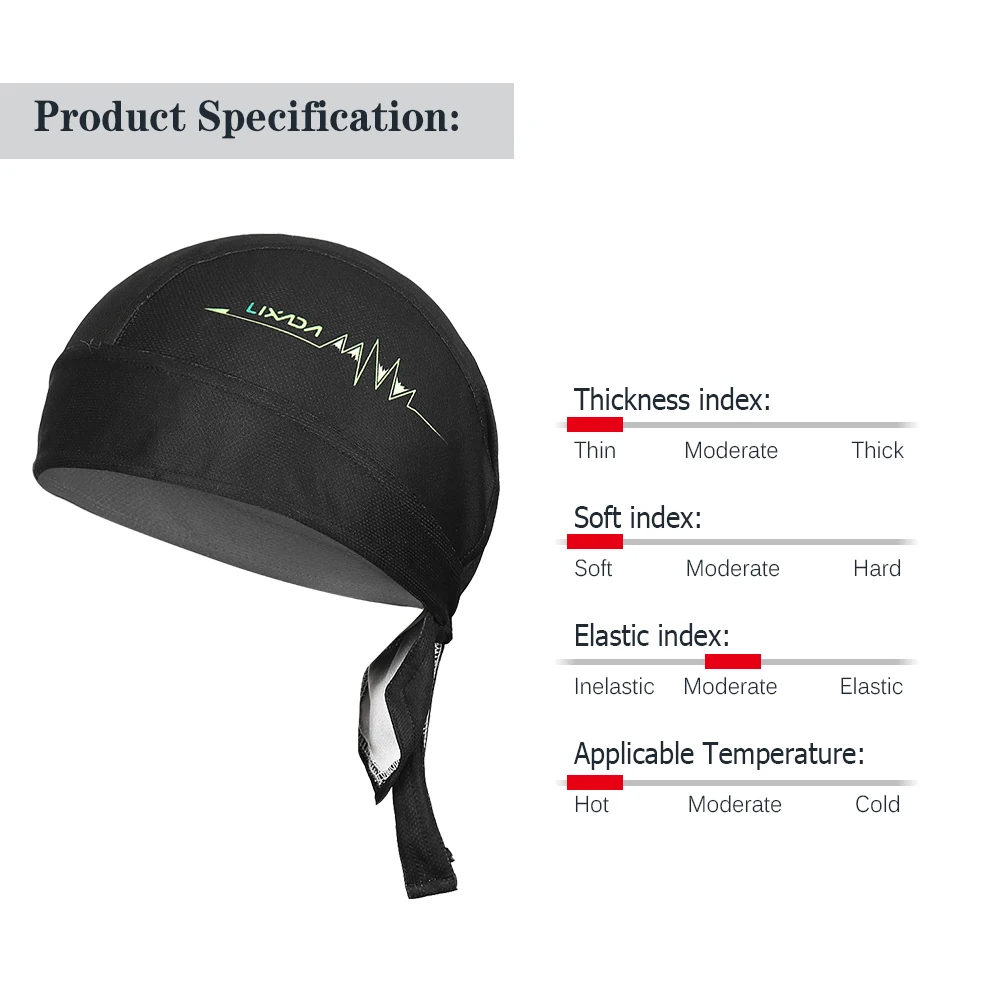 

7Color Women Men Cycling Cap Quick-dry Outdoor Sport Bicycle Headscarf Pirate Scarf Hood MTB Racing Bandana Hat Gorras Ciclismo