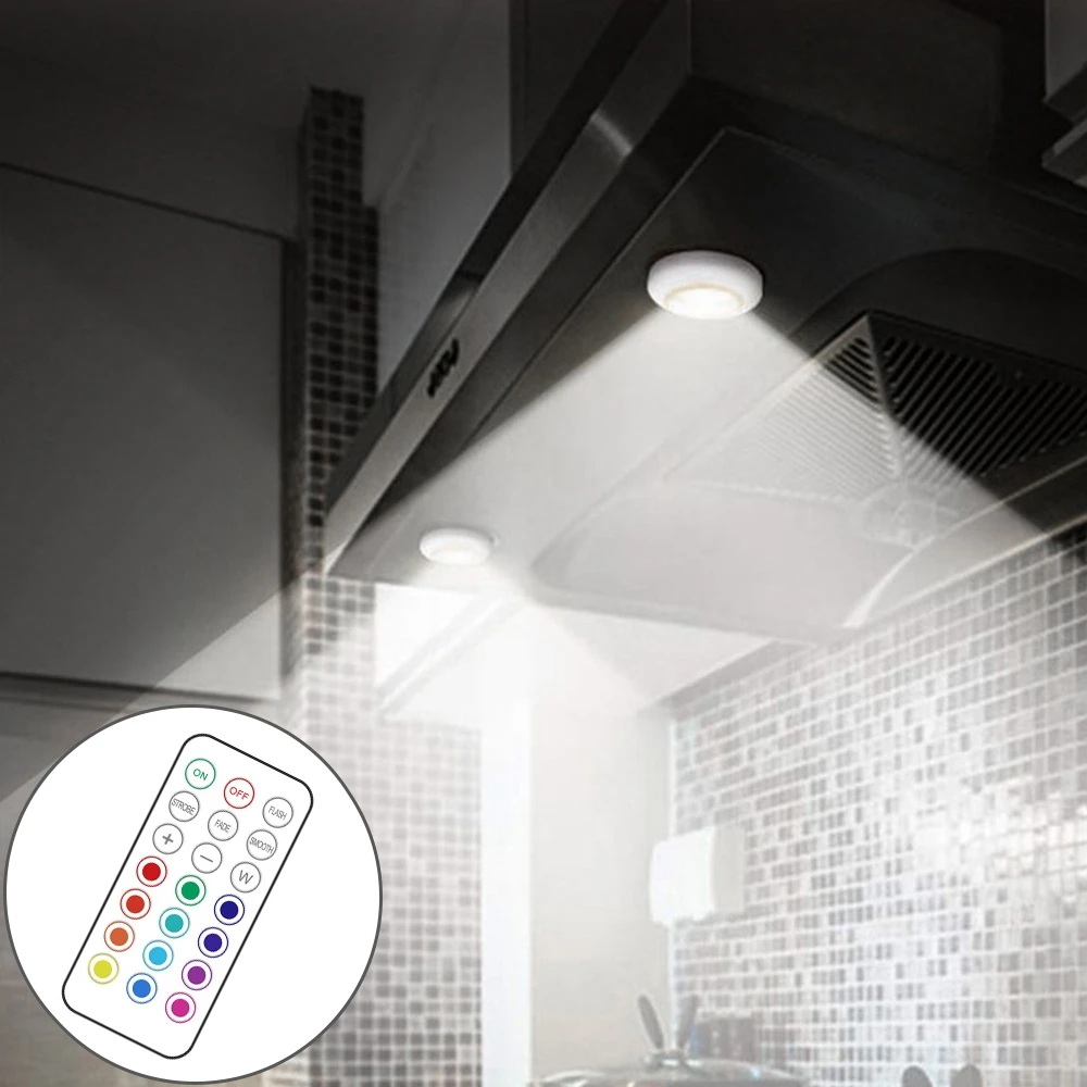 Новинка 2020 дистанционный шкаф с 12 цветами светильник RGB для шкафа кухни