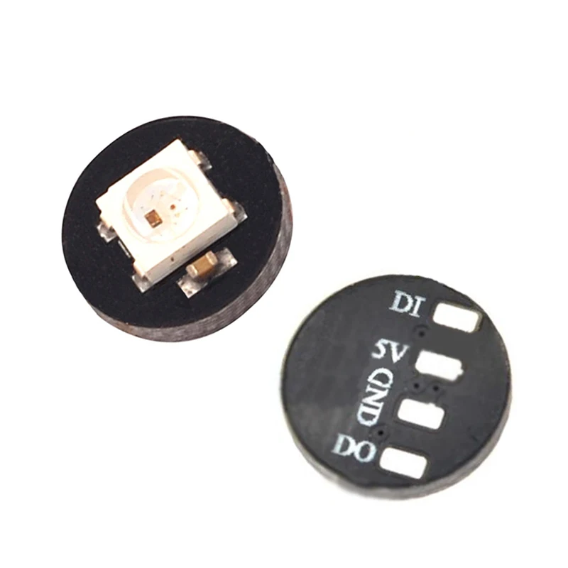 WS2812 светодиодная круглая кольцевая лампа 5 шт.-50 шт. PCB 1/8/12/16/24 бит DC5V 5050 RGB Smart