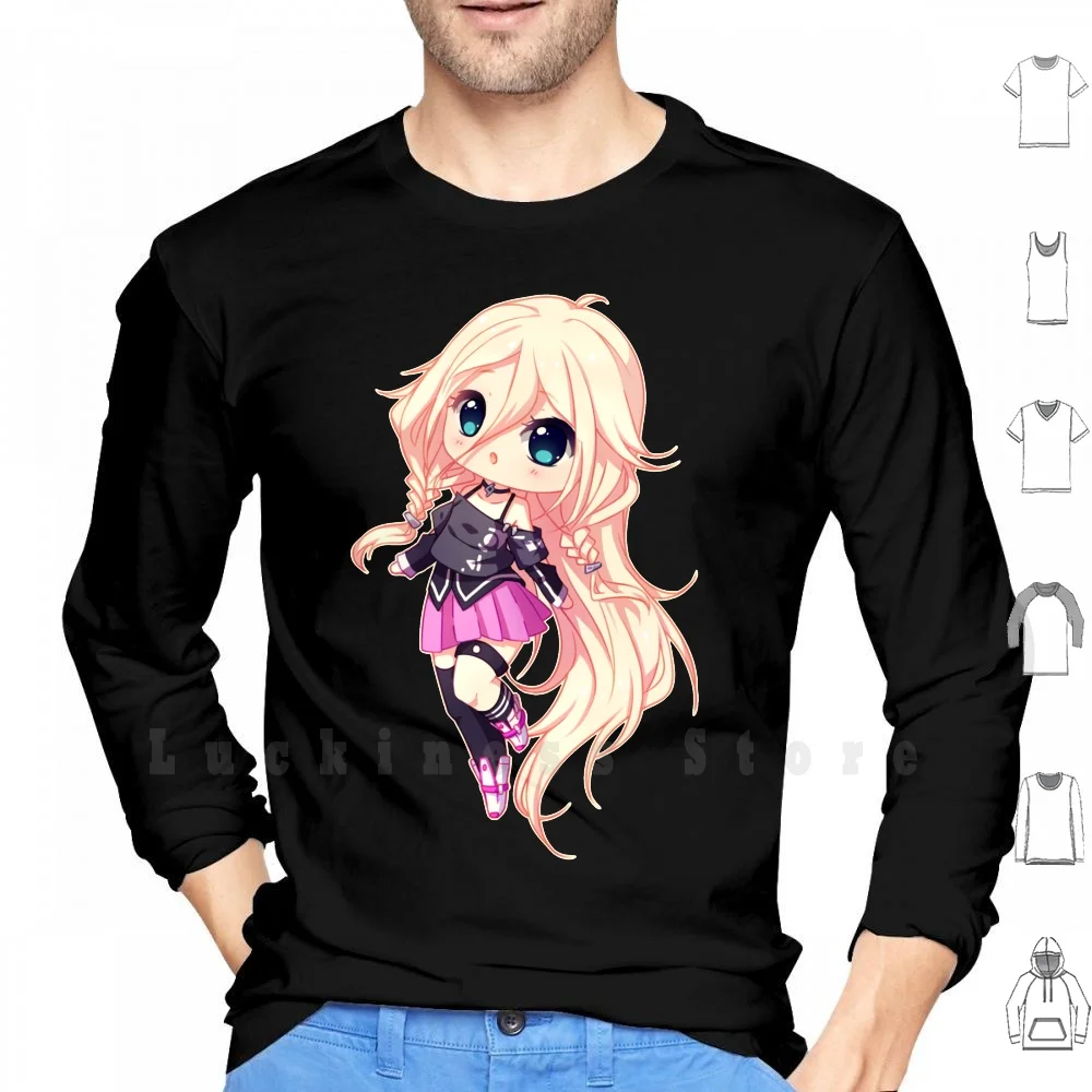 Ia толстовки с длинным рукавом Вокалоид аниме милая кавайная - Цена: 1939.2