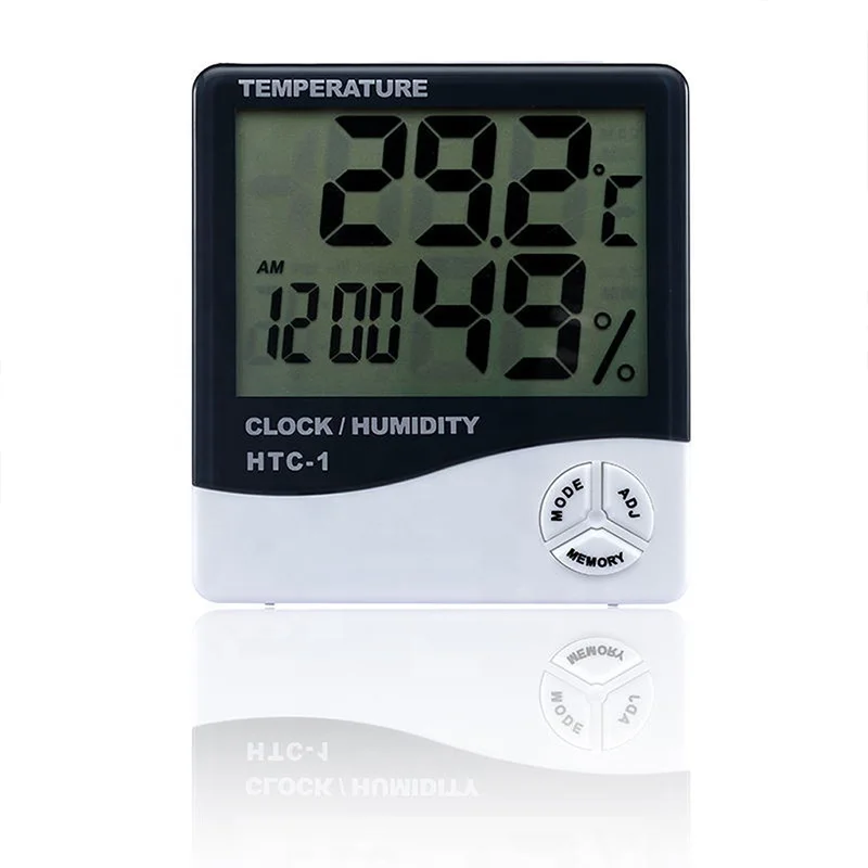 15Pcs Thermometer Hygrometer For Measuring Eyelashes Digital Automatic Electronic Temperature Humidity LCD Display Makeup Tools