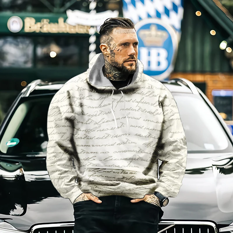 

Letter 3D printing 2021 new spring, autumn and winter Harajuku Streetwear sudadera hombre casual fashion hoodie