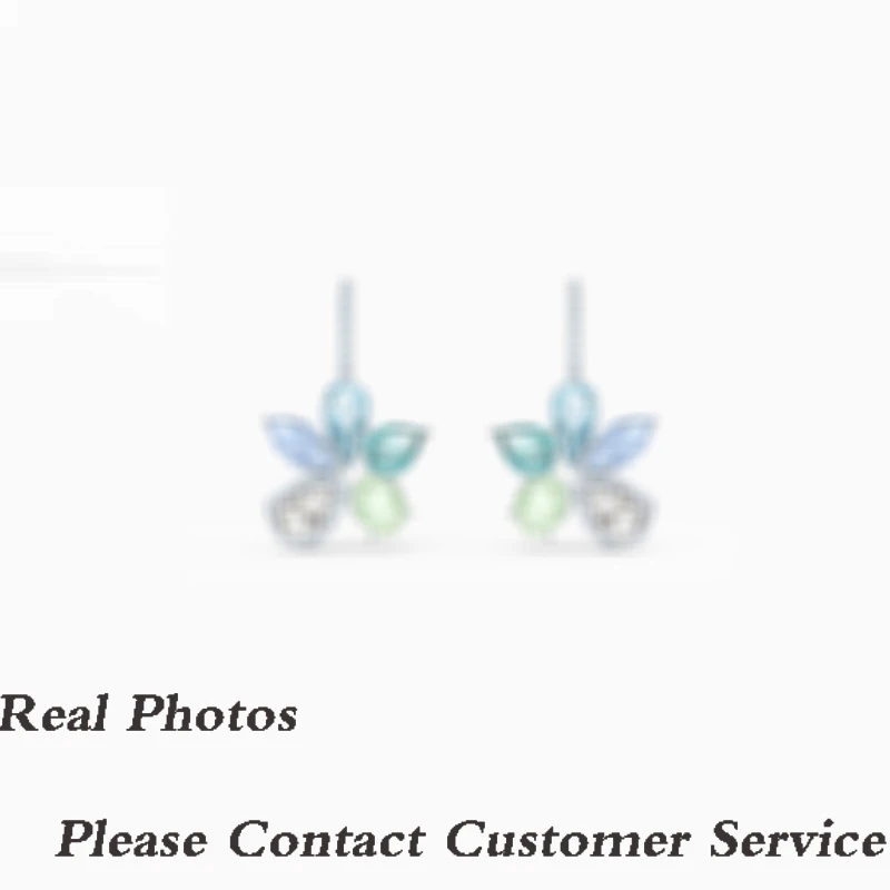 

SWA 2020 Classic Elegant Blue And Green Crystal Sunny Necklace Intellectual Generous Birthday Holiday Commemorative Gift