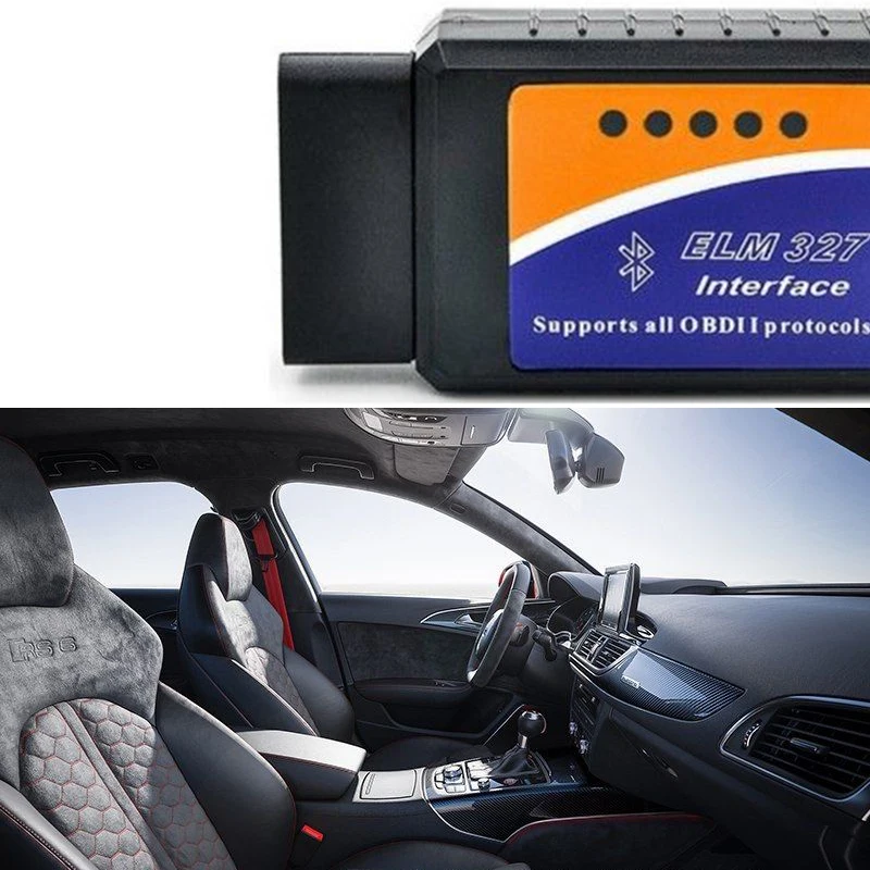 ELM327 WiFi или Bluetooth OBD2 OBDII автомобильный диагностический сканер считыватель