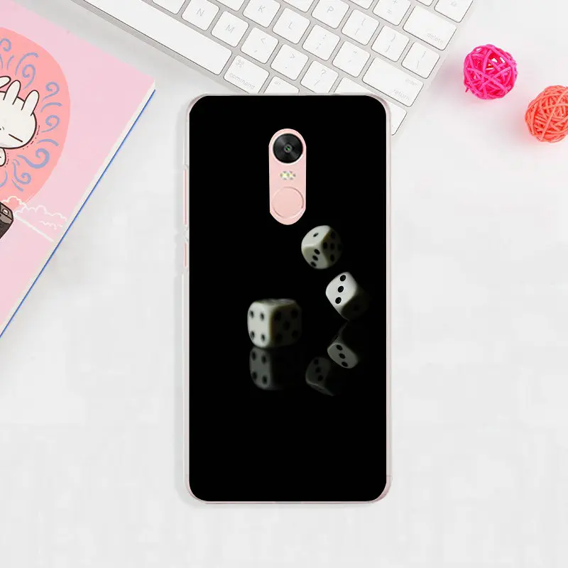 Soft TPU Phone Case for Xiaomi Mi Note 2 3 4 4C 4i 5 5S 5X 6 6X 8 9 SE A1 A2 Plus Lite Pro Bag Hot Games Dice Pattern |