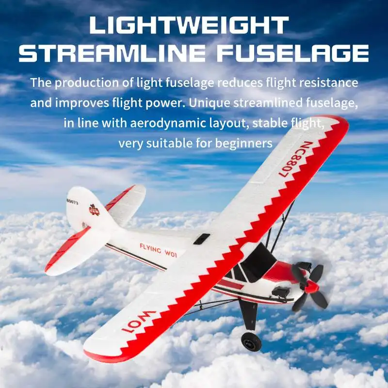 jjrc w01 j3 с неподвижным крылом 505mm раз