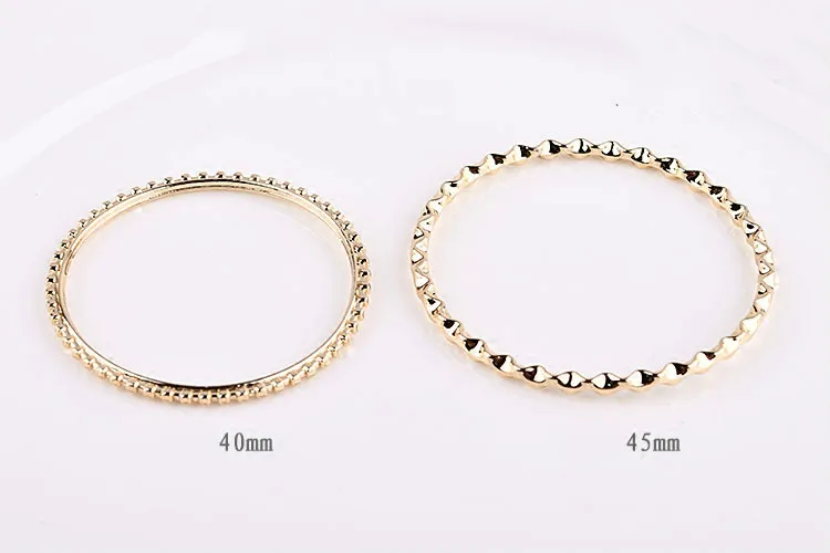 Корейский геометрический сплав Гальванизированный двойной висящий Круглый DIY