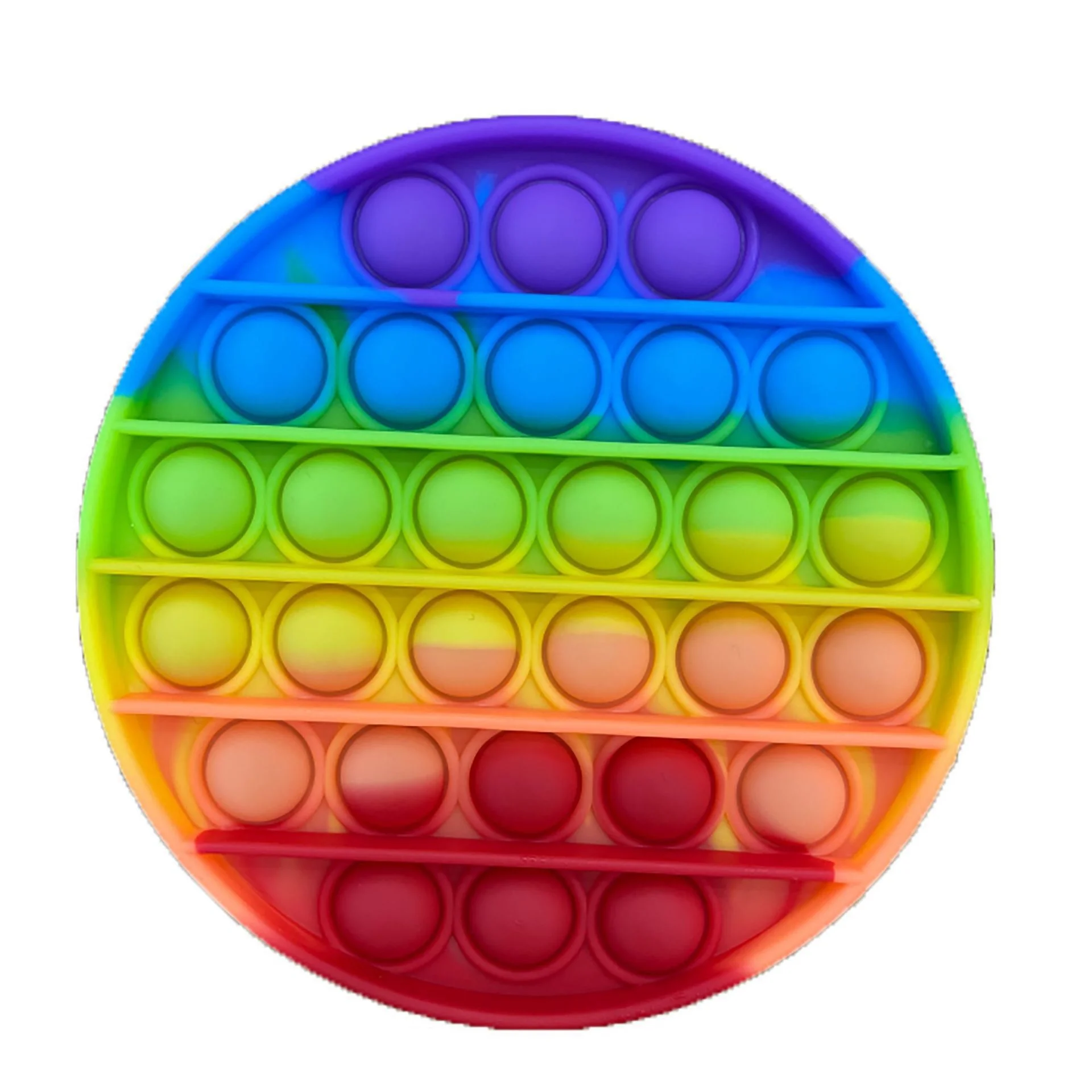 

Colorful Fitget Toys Pops Game For Adult Kid Push Bubble Fidget Sensory Toy Autism Special Needs Stress Reliever Pops Fidget