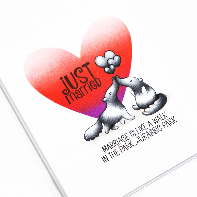 Набор прозрачных штампов для скрапбукинга надписей никогда не ложиться спать |