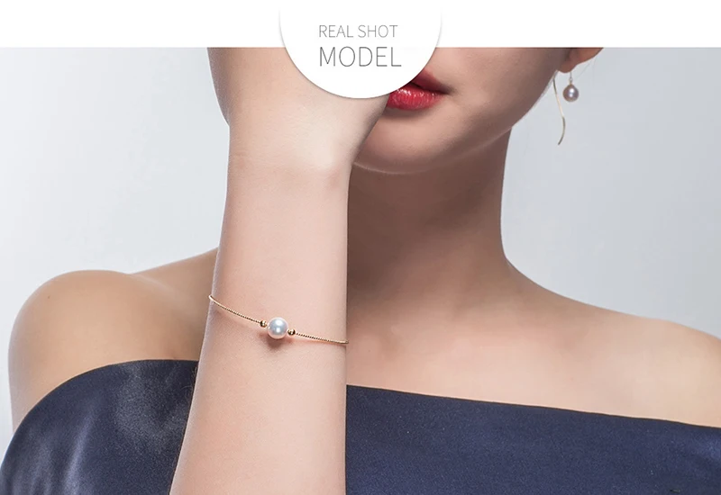 Sinya Au750 золотые браслеты с натуральным жемчугом и 18k золотыми бусинами можно регулировать длину носки можно DIY для женщин девушек и мам