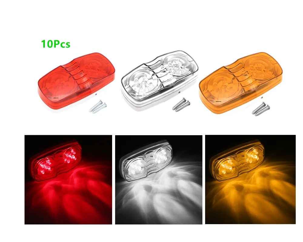 Габаритные огни 100 мм * 50 28 светодиодный боковой габаритный фонарь 12 В габаритные |