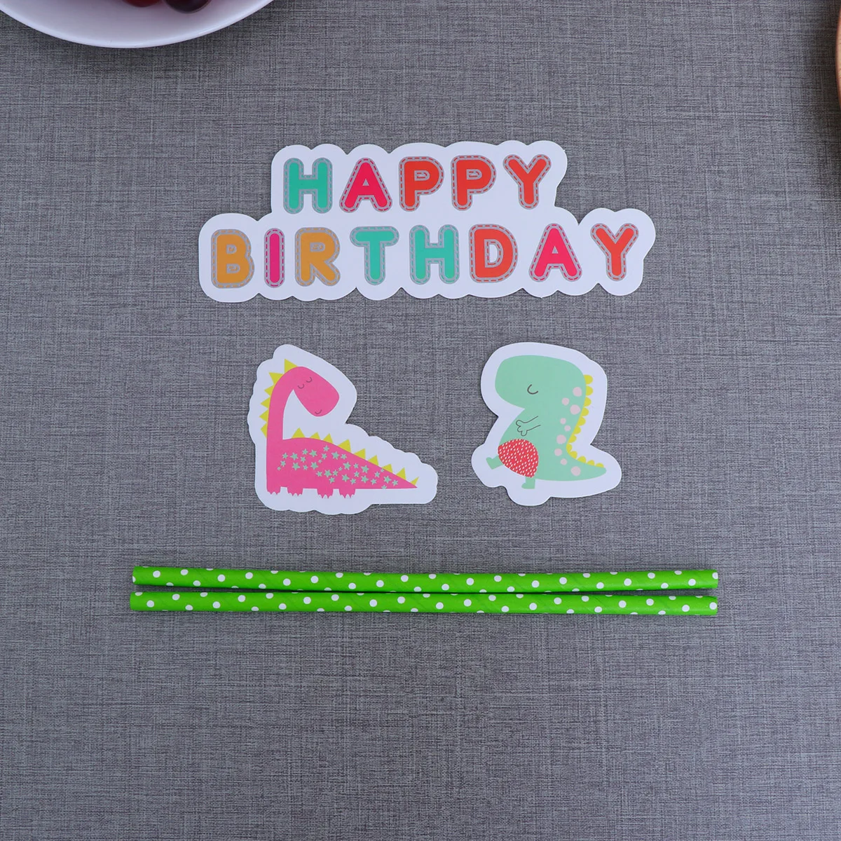 1 шт. милый динозавр Топпер для торта С Днем Рождения прекрасный кекс топперы