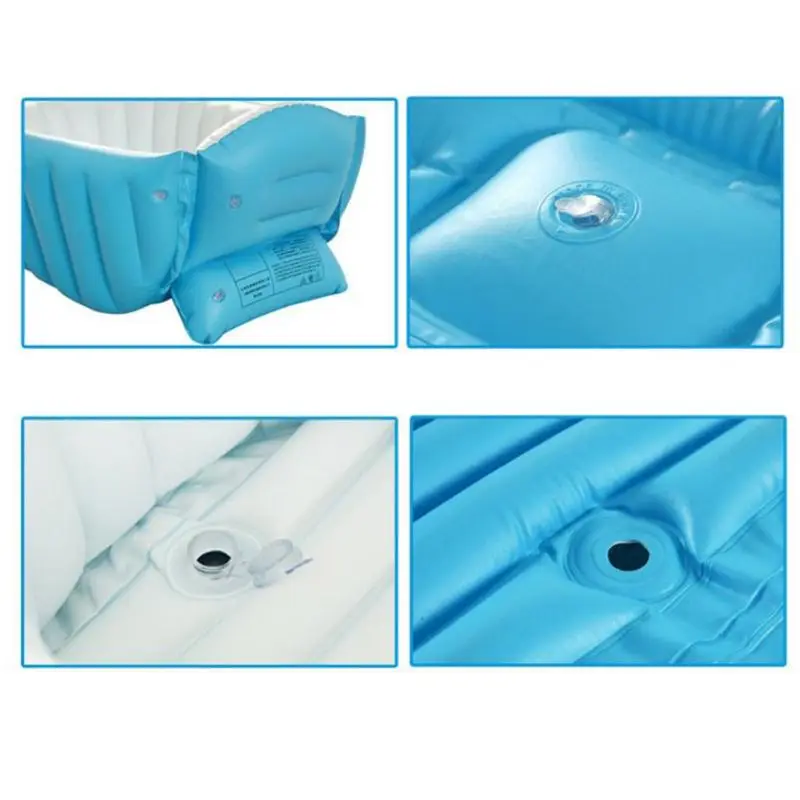 Детская Надувная ванна противоскользящая складная дорожная раковина для душа