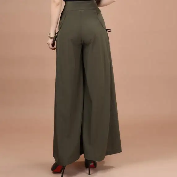 Женские винтажные Брюки Капри повседневные однотонные свободные хлопковые