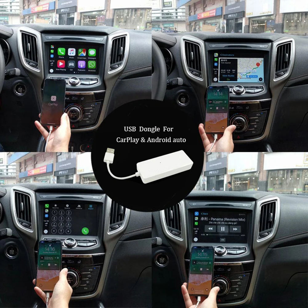 Usb-флешка YAZH Carplay с Android Auto для устройство USB смарт-ссылка ключ Apple CarPlay Android-плеера |
