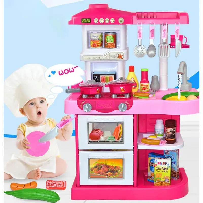 Новинка 2 типа 1 набор 37 шт. кухонный пластик для игры в еду детские игрушки с