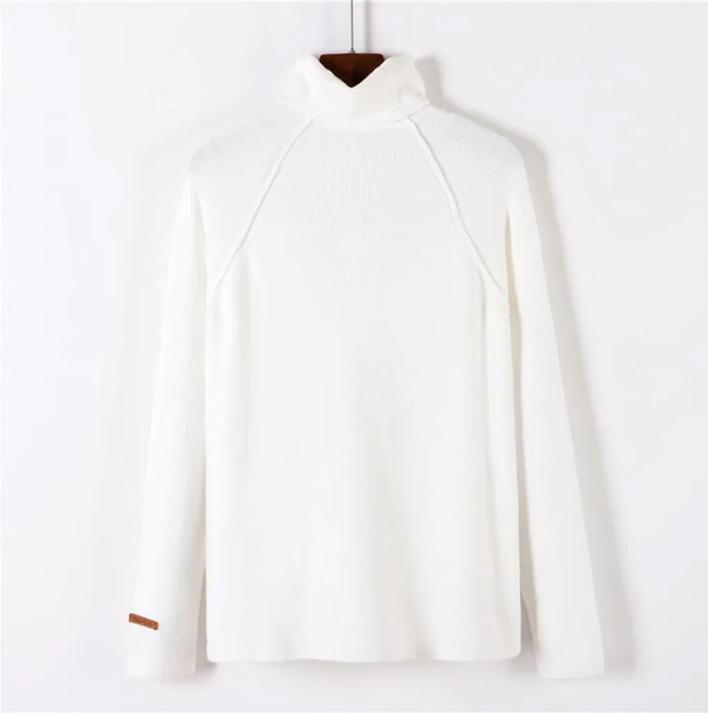 Womail, женский свитер, водолазка, Trui, однотонный, Maglione, пуловер, свитер,, Повседневный, длинный рукав, вязанный жакет, maglioni donna N05