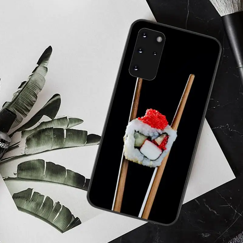 HPCHCJHM чехол для японской кухни Суши Мягкий Силиконовый ТПУ телефона Samsung S20 plus Ultra S6