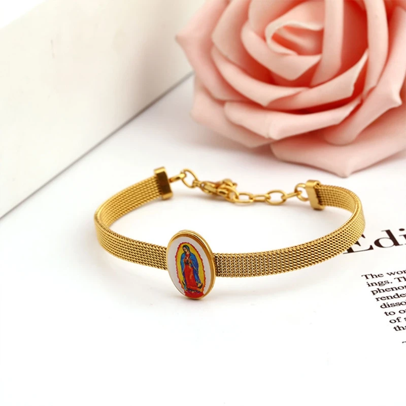 Дева мать Мэри ручная цепочка очаровательные ювелирные изделия ко Дню Святого