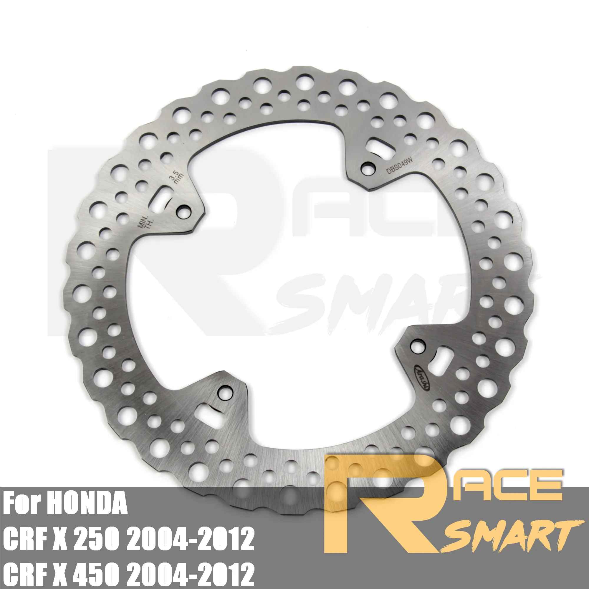 Задние тормозные диски для мотоцикла HONDA CRF X 250 2004-2012 роторы 450 дюйма 250X 450X |