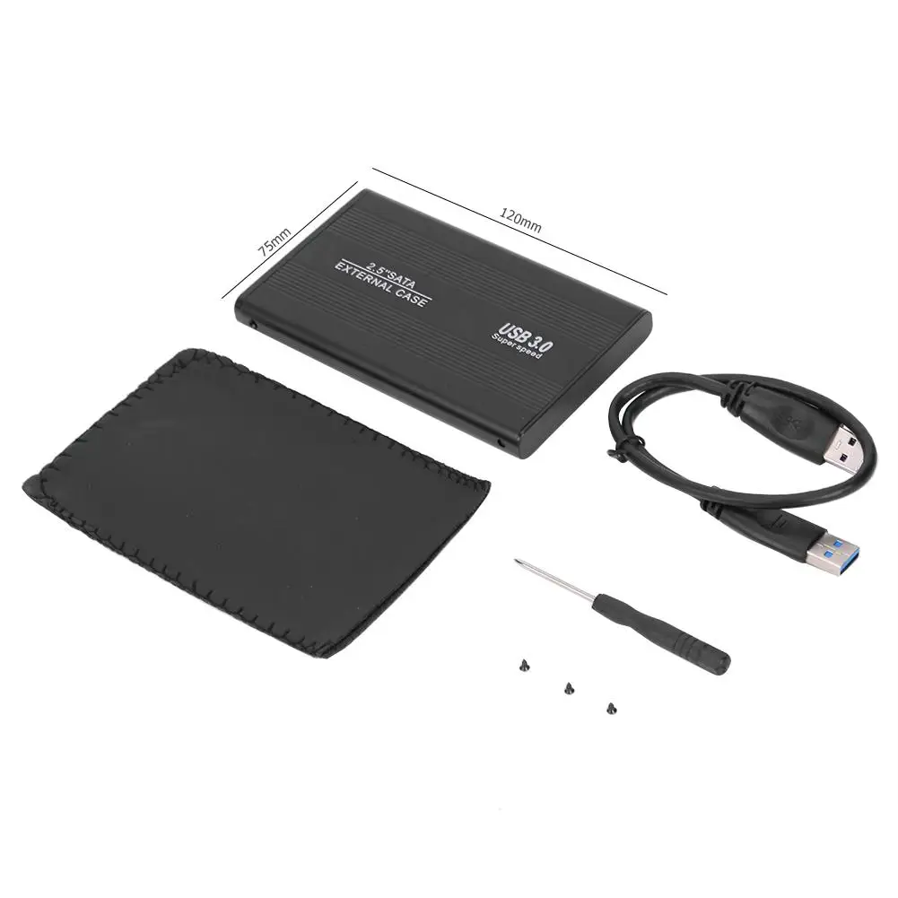 2 5 дюйма SSD коробка для жесткого диска Внешний USB 3 0 SATA Порты и разъёмы Алюминий из