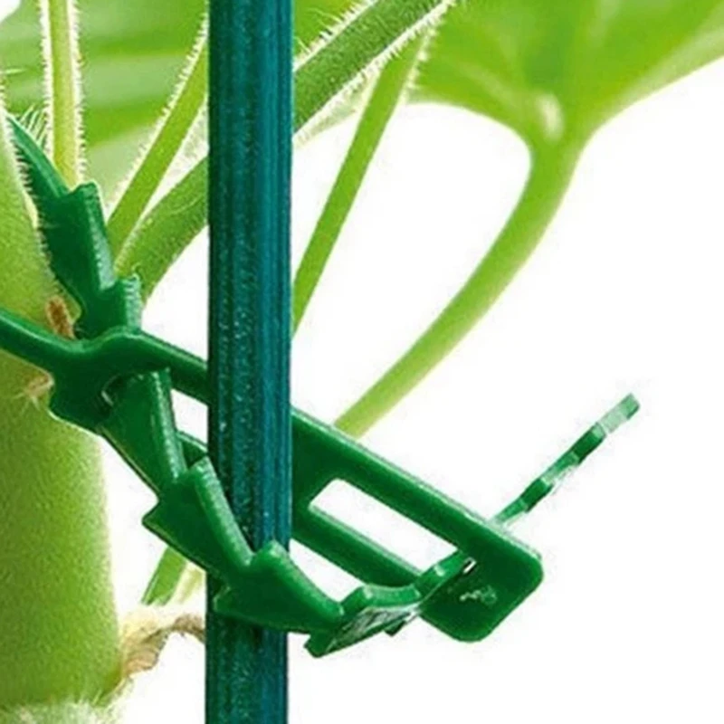 

Reusable 13cm Plastic Plant Support Clips Clamps for Plants Hanging Vine Garden Greenhouse Vegetable Tomatoes Clips