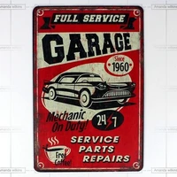 novelty signfull service garage metal tin sign 2030 cm stier decor bar pub home vintage retro poster comic stier