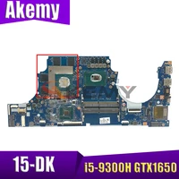 for hp 15 dk laptop motherboard fpc52 la h462p with srfcr i5 9300h cpu n18p g0 mp a1 gtx1650 100 fully tested