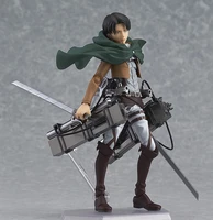 2021 15cm attack on titan levi rivaille rival mikasa ackerman eren jaeger action figure toys doll christmas gift with box