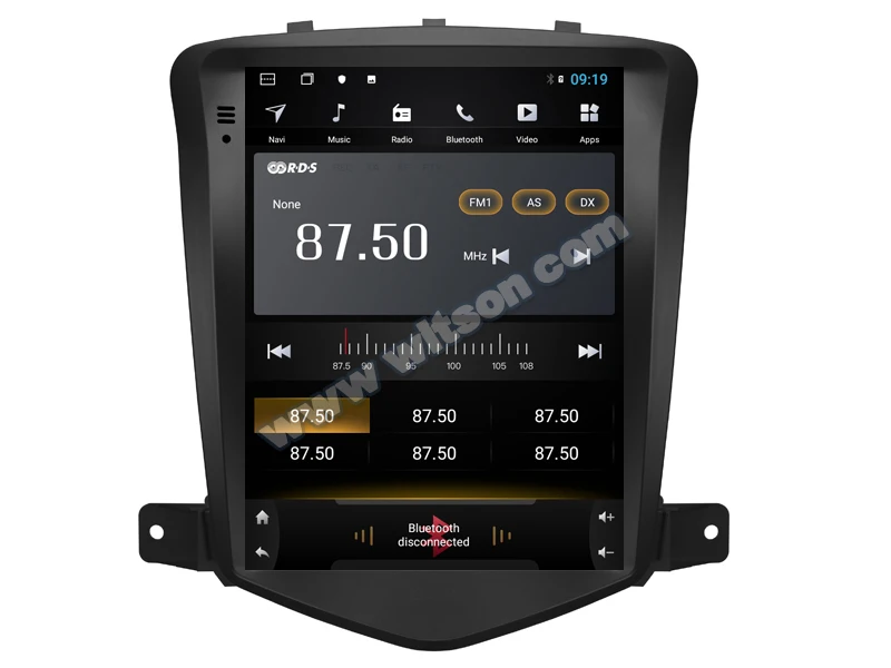 Автомобильный dvd-плеер WITSON с вертикальным экраном GPS 4 Гб ОЗУ + 64 ПЗУ для CHEVROLET CRUZE