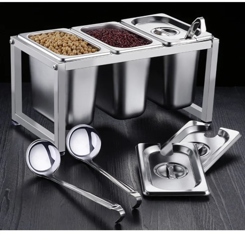 

Multi-function 35-60CM Retractable Bracket Stainless Steel Spice Rack Milk Kitchen Home Tea Seasoning Bracket