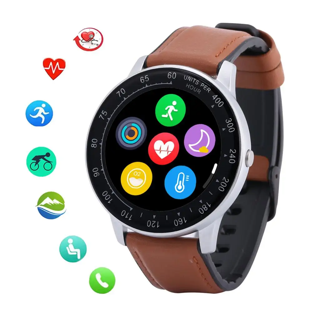 SUNROAD сердечного ритма монитор здоровья цифровой Smart Touch мужские часы