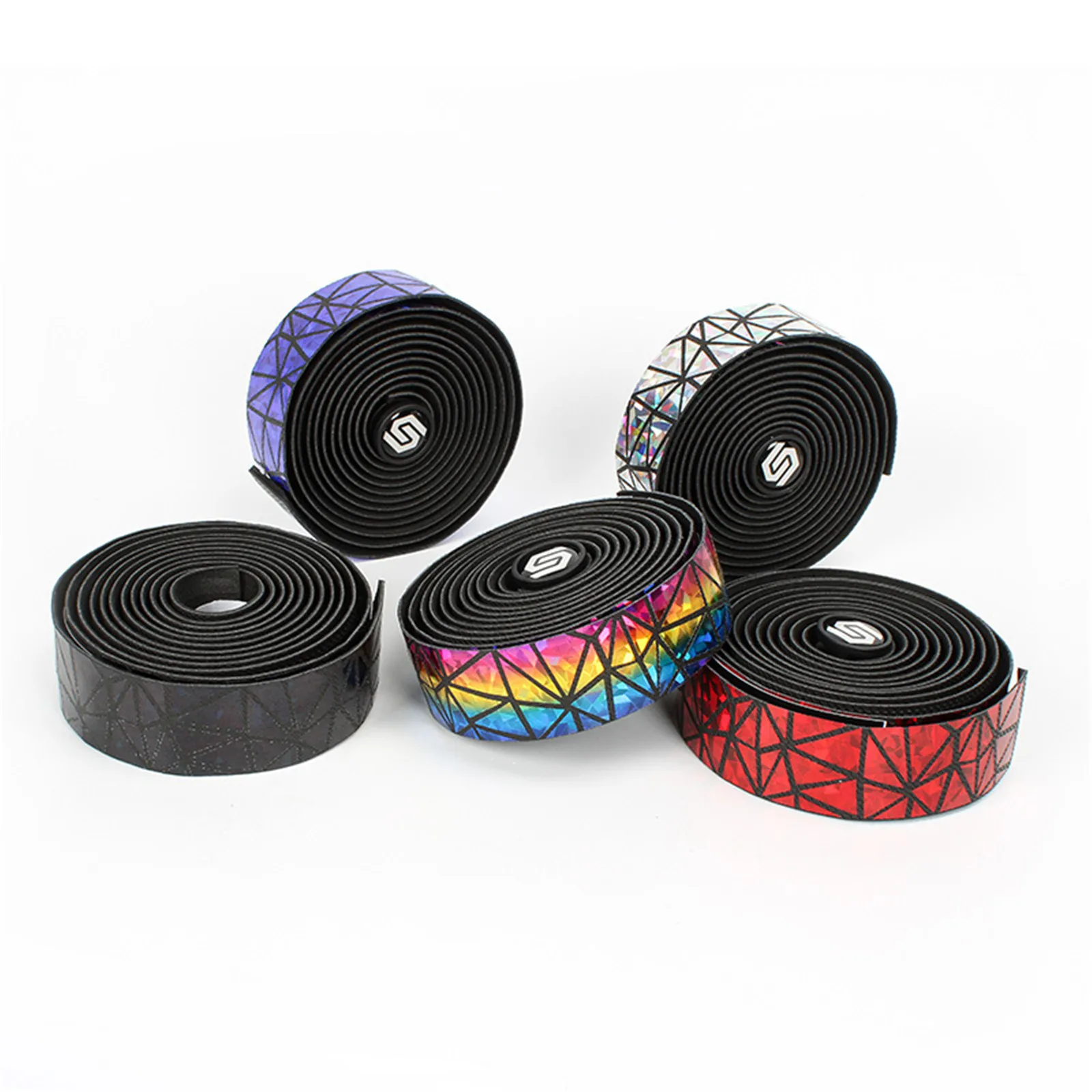

Road bike handlebar straps, non-slip, breathable, sweat-absorbent, shock-absorbing straps, PU leather dead-speed handlebar strap