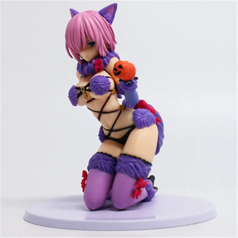 Экшн фигурки из ПВХ для взрослых 14 см Mash Kyrielight cat girl Fate Grand Order Shielder Beast Sexy
