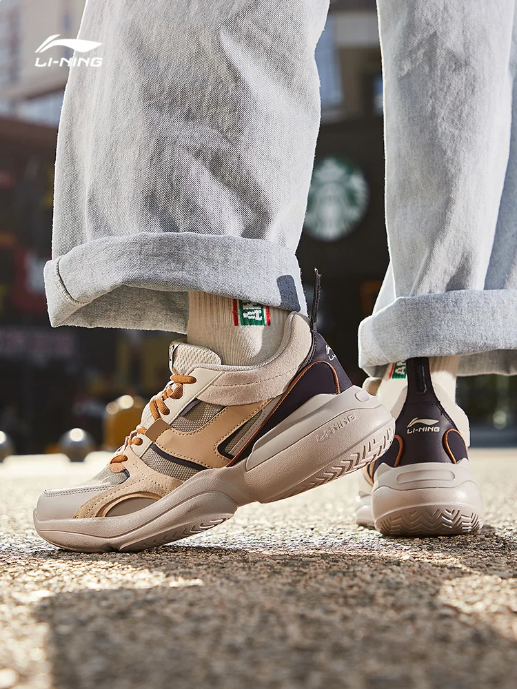 Мужские кроссовки для бега Li-Ning FURIOUS RIDER устойчивая спортивная обувь с подкладкой