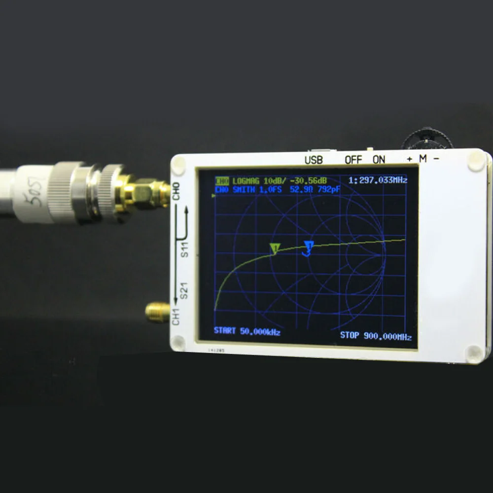 Новый Nano VNA хост сетевой анализатор векторная антенна с ПК программного