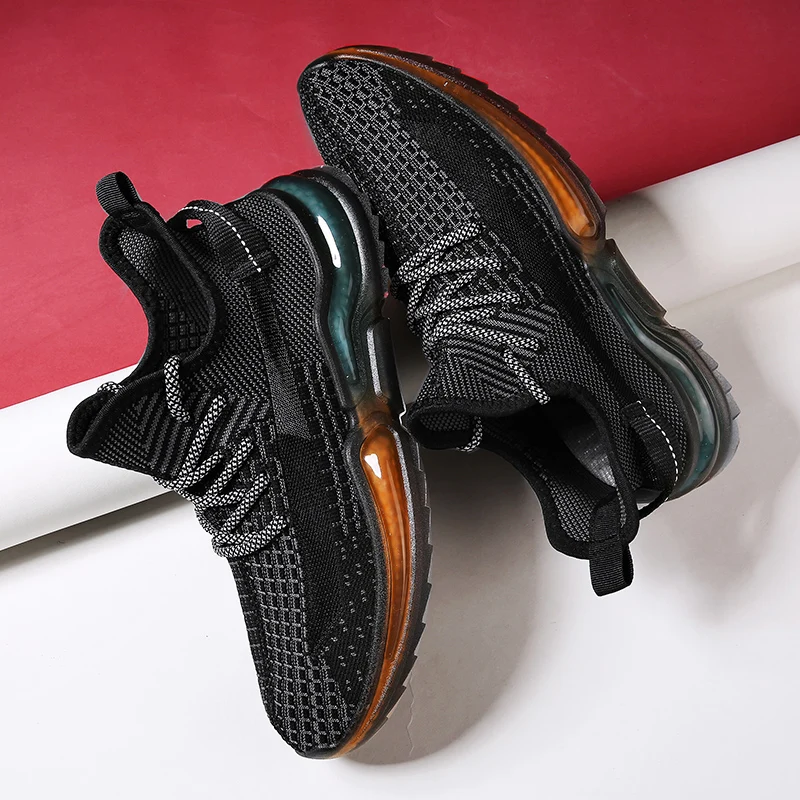 

Light Weight Breathable Walking Shoes for Men and Women - Flying Woven Mesh Slip On Running Fashion Sneakers Non Slip Shoes