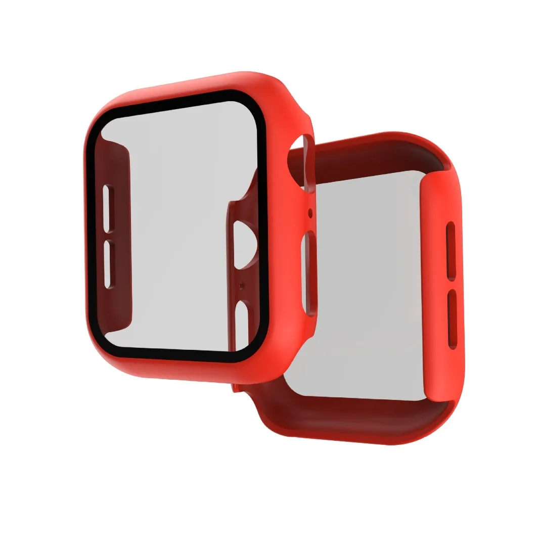 Защитный чехол из закаленного стекла для Apple Watch 5 4 3 2 1|Часы Чехлы| |