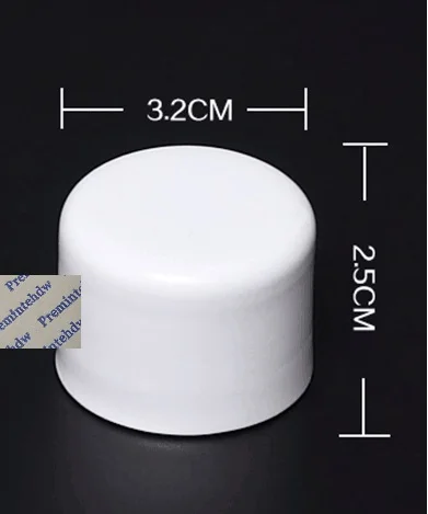 White Cap 2 шт./лот, белый, матовый, черный, Европейский, драпировка, занавеска, 28 мм, стержень, конец трубы, декоративная крышка, отделанные, выдалбливают, шар, кристалл, лист, Корона - Цвет: White Cap