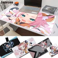 genshin impact diona high quality office mice gamer soft mouse pad size for cs go lol game player pc computer laptop