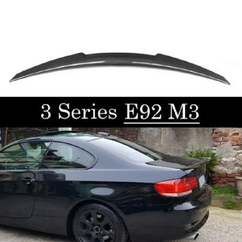Спойлер из углеродного волокна для заднего крыла багажника подходит BMW E92 M3 320i 335i