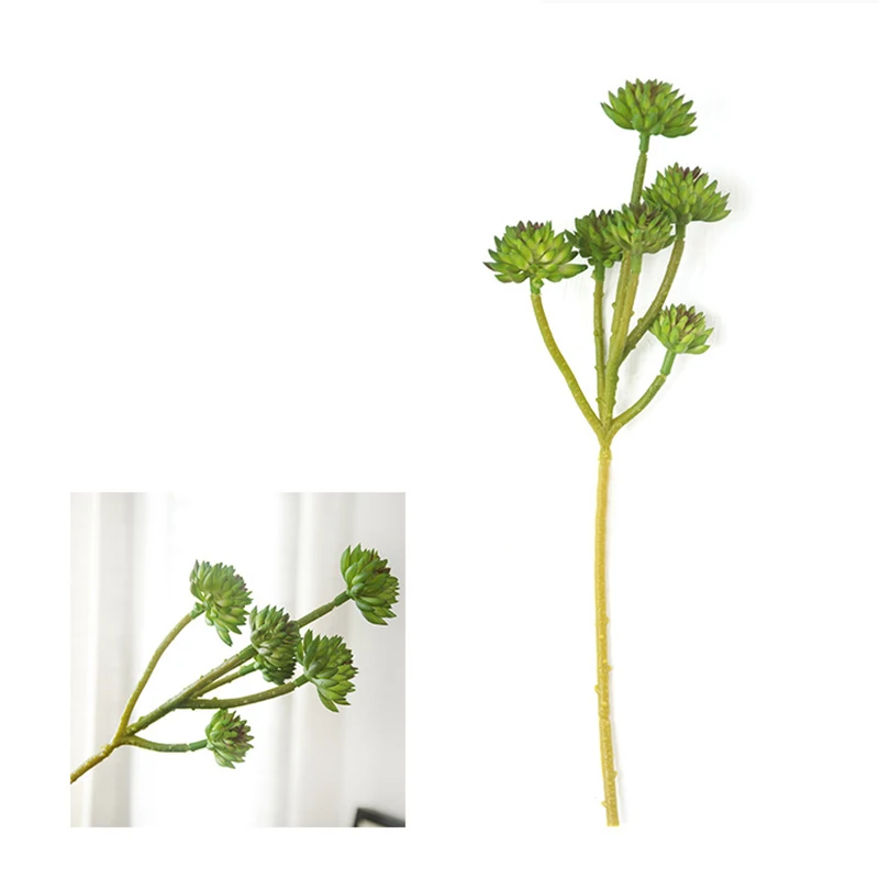 Hot Sale Succulents Artificial Flower Display Handmade Wedding Decoration Garden Outdoor Convenient | Дом и сад