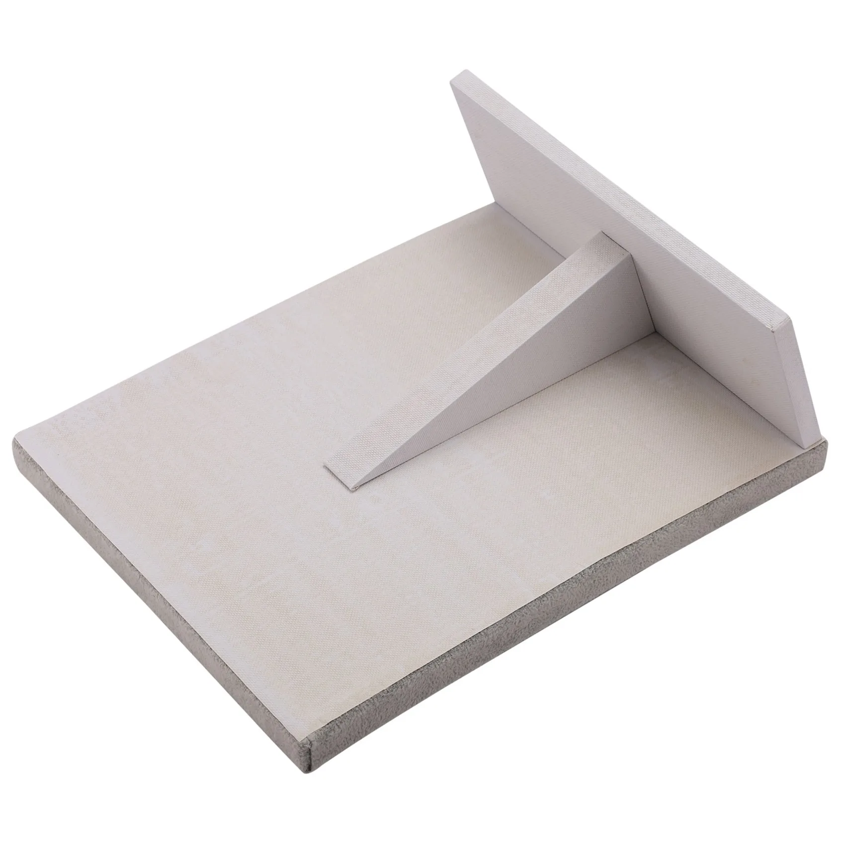 

2PCS 50 Slots L Type Flannel Wall Jewelry Display Organizer with Jewelry Display with Marble Stand