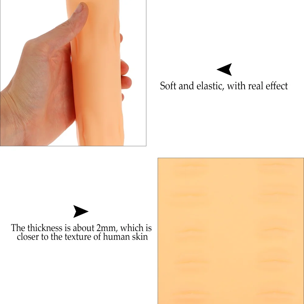 

3pcs Simulation Skin Silicone Microblading Practice Skin for Lip