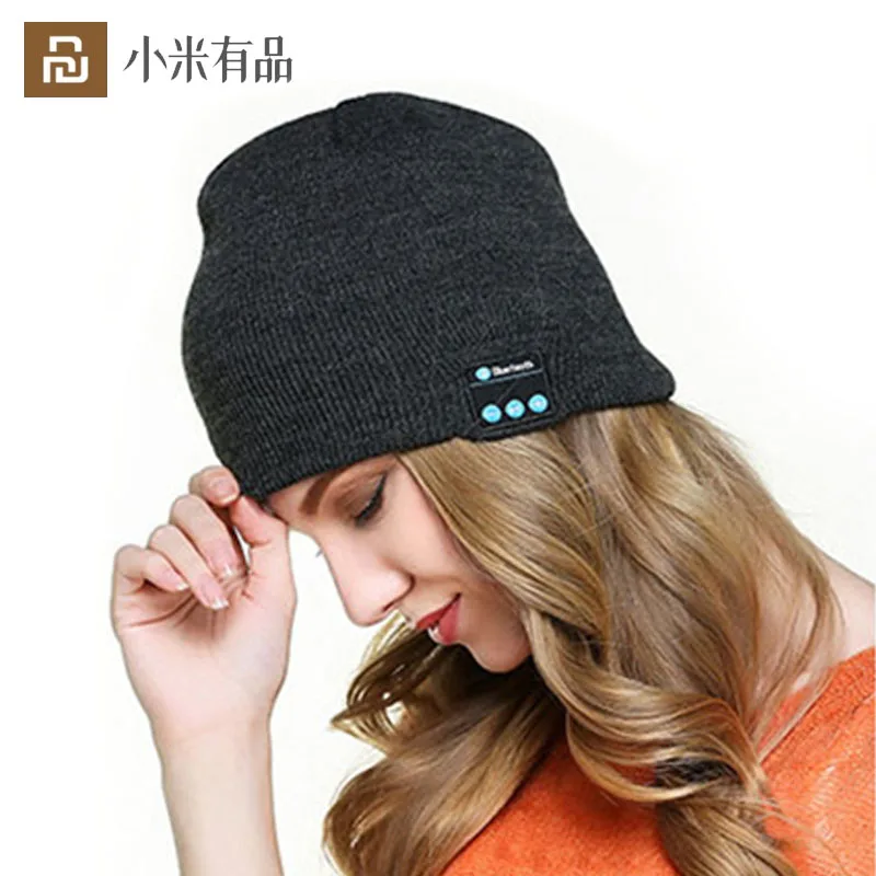 

New Youpin Music Knit Hat Unisex Men Womens Cap Cycling Winter Warm 5.0 Bluetooth Wireless Headset Can Call And Bilateral Stereo
