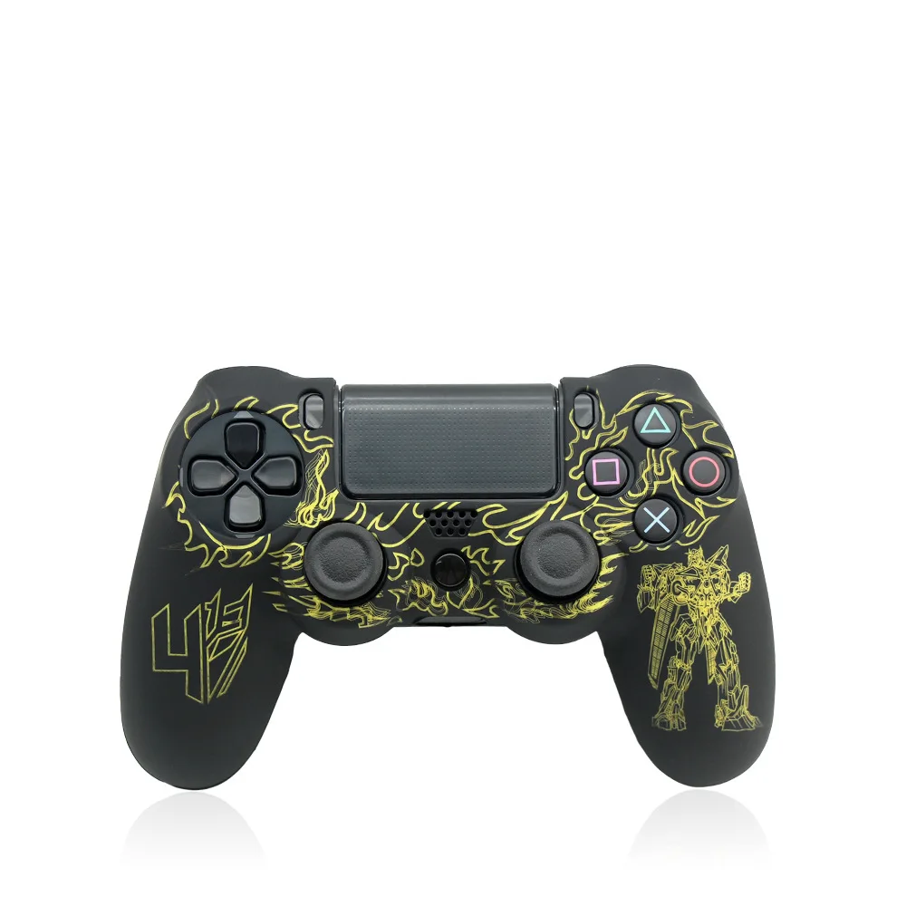 Синий Силиконовая обложка Защитный чехол для PS4/sony Игровые приставки 4 контроллер - Цвет: Синий