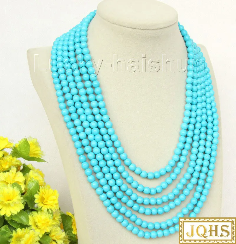 Бусины диаметром 17-22 дюйма 6 мм рядов