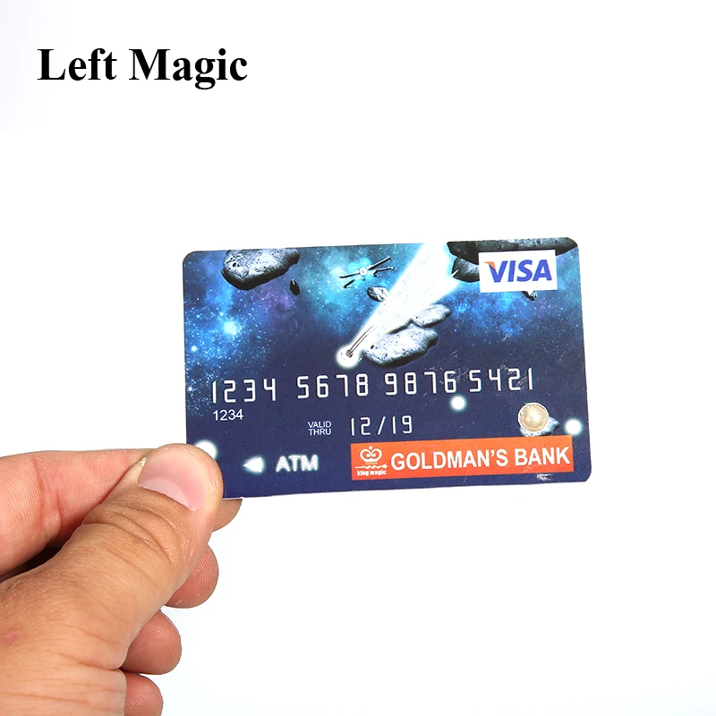Кредитная карта плавающие сигареты Волшебные трюки подвесные кредитные карты