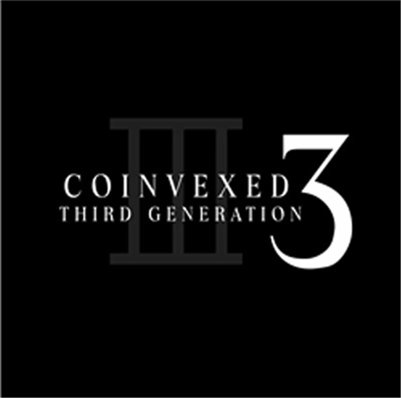 Coinvexed 3 третьего поколения (DVD + трюк) фокусы комедийные монета изгиба Magica этап